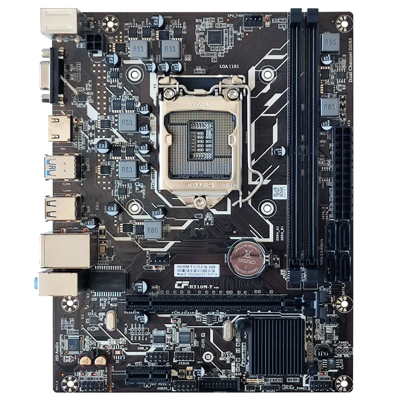 七彩虹(colorful)h310m-t 全固态版 v20 游戏主板 支持9100f/g5400