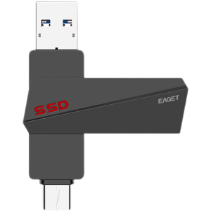 忆捷(Eaget) SU20固态U盘 Type-c USB3.2 Gen2高速传输 128G 锖色 128GB