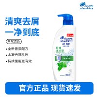 海飞丝洗发水怡神冰凉型薄荷430g 持久去屑清爽柔润 去油洗发水控油