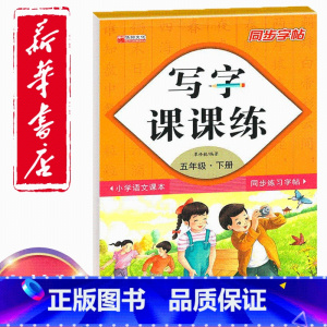 [正版]同步字帖小学5五年级下册语文写字课课练小学生5五年级下册语文小学生生字练习描红小学五年级下册每日一练钢笔临摹习