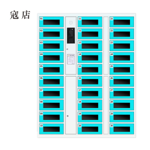 寇店平板电脑存放柜手机电脑寄存电子存包柜智能刷卡多门柜30门电脑存放柜(人脸型)