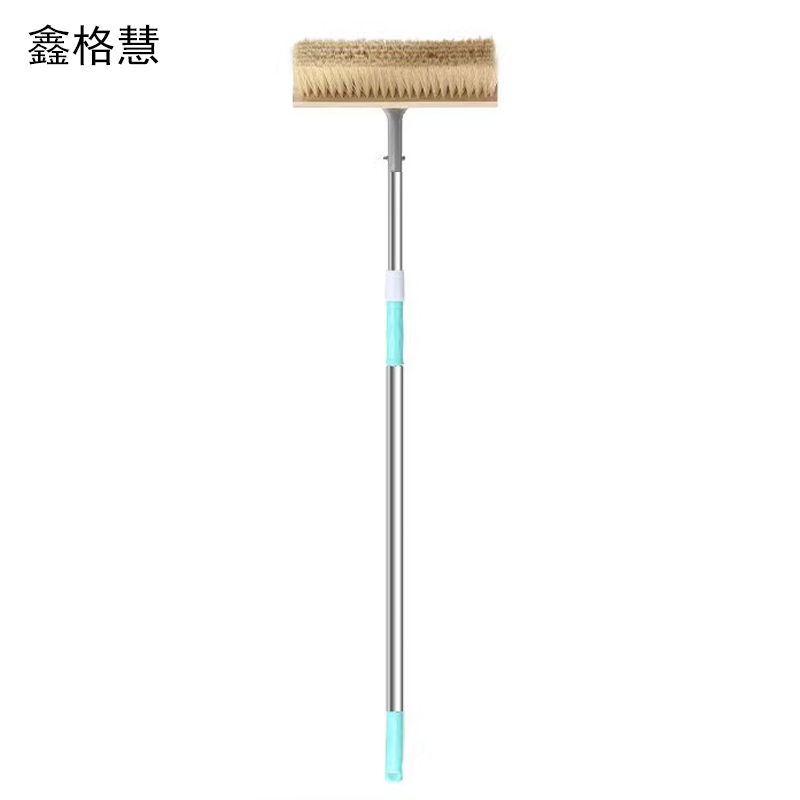 鑫格慧 加长柄伸缩杆猪鬃软毛洗车刷毛刷 2.4m*26cm 把