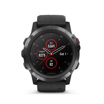 Garmin佳明fenix5xPlus运动智能手表fenix5X户外GPS登山光电心率支付音乐腕表黑色