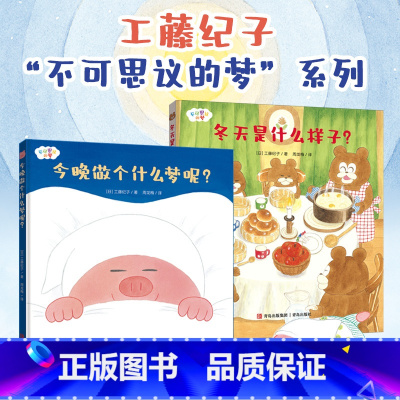 “不可思议的梦”绘本(全2册 今晚做个什么梦呢?+冬天是什么样子?) [正版]不可思议的梦 精装绘本 今晚做个什么梦呢