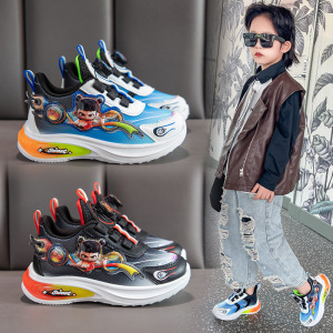 儿童运动鞋新款春秋季舒适透气中大童时尚休闲鞋男童学生童鞋