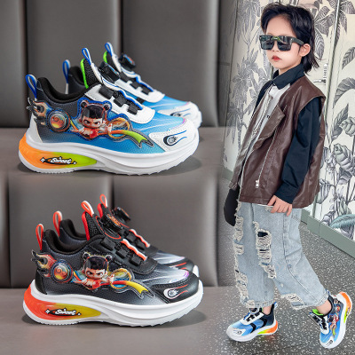 儿童运动鞋新款春秋季舒适透气中大童时尚休闲鞋男童学生童鞋_409