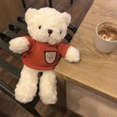 封后韩ins可爱毛绒泰迪熊玩偶 学生毛衣小熊公仔玩具女生情侣生日礼物