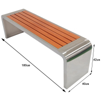 凌迪星公园凳180*40*42cm张