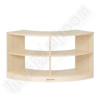 KB1-GY19001-30 2层90度弧形柜-实木