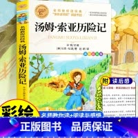 [六下必读]汤姆·索亚历险记 [正版]鲁滨逊漂流记 彩图原著完整版 三四五六七年级上下册必读课外书藉老师名师导读儿童文学