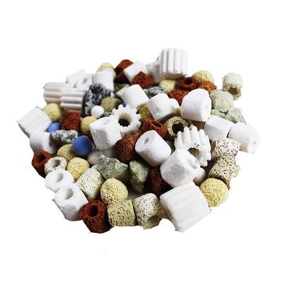 水族箱鱼缸过滤石 活性炭硝化细菌过滤材料陶瓷环细菌屋十一合一