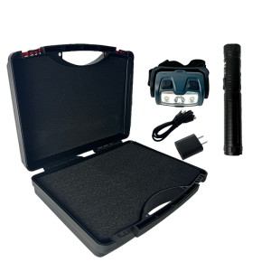 晫安联 ZM9005C 3.6V 10W IP65 20/8h LED 应急智能照明组合工具箱 (计价单位:套)黑色