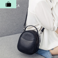 皮小包包女2020新款时尚多层迷你手机包三拉链软皮斜挎包NEW LAKE女斜挎包