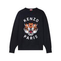 高田贤三(Kenzo)中性圆领棉质刺绣运动衫长袖休闲百搭罗纹细节外