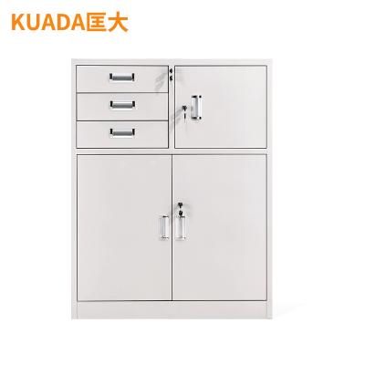 匡大 铁皮文件柜办公保险柜偏三保矮资料柜 KDGG-QT15