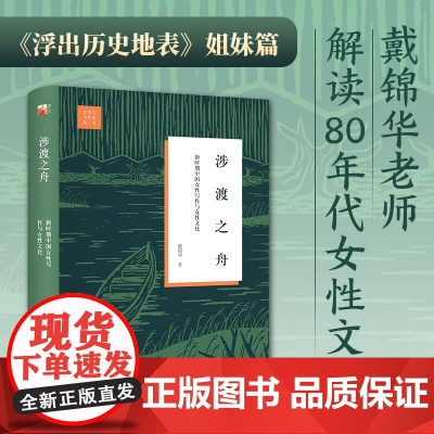 涉渡之舟 新时期中国女性写作与女性文化 戴锦华 著 中国文学
