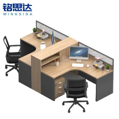 铭思达屏风办公桌T型双人位套