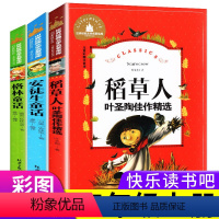 [正版]快乐读书吧三年级上册3册稻草人书叶圣陶格林童话安徒生童话故事全集完整版3年级同步阅读的课外书籍适合3年级课外阅