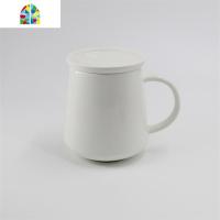 陶瓷凉水壶家用简约冷水壶大容量耐热可高温花茶壶餐厅酒店茶水壶 FENGHOU 简约白单杯带盖