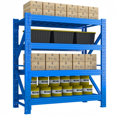 凌迪星中型材料架 四层(380kg)组