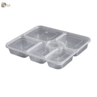 岱润 餐盒 六格150个/件 件