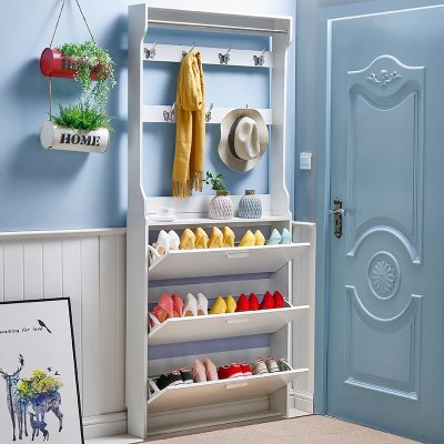 超薄翻斗鞋柜简约现代简易厅柜多功能省空间组装家用经济型