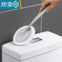 敬平马桶刷家居用品长柄卫生间清洁器厕所刷子浴缸刷蹲坑外壁坐便刷 灰色单支(1个刷头)