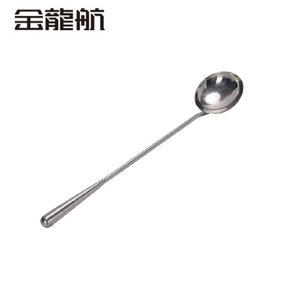金龙航 不锈钢无磁圆头打菜勺/个
