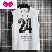 七斓男士五分短裤夏季潮牌ins篮球衣服休闲运动一套装搭配无袖背心t恤