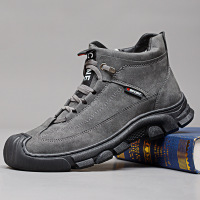 厂家直销男冬季加绒加厚高帮棉鞋男潮休闲雪地靴男鞋批发一件