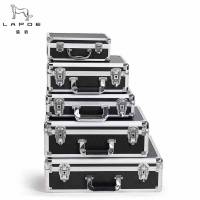 猎豹 铝合金工具箱 挂钩锁设备收纳箱 满铺格子棉(48*35*15cm)/个