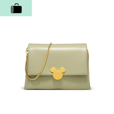 2020新款潮夏季小清新学生链条包迷你小包包ins百搭洋气斜挎包女NEW LAKE 开心果绿女斜挎包