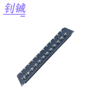 钊铖 光纤固定板12位2U机柜引入板/个