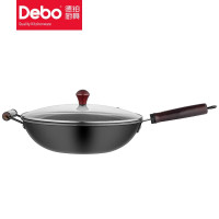 Debo德铂德福斯无涂层炒锅 DEP-DS304 34口径/个