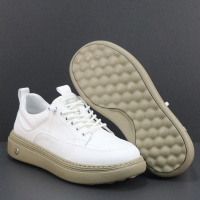 真皮小白鞋男头层牛皮百搭潮鞋一脚蹬软底懒人休闲鞋时尚板鞋透气