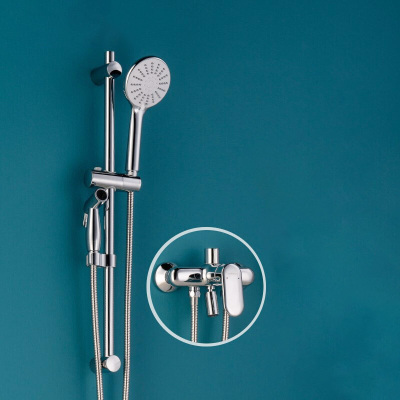 jomoo 九牧 集成喷升降花洒淋浴花洒硅胶净垢花洒喷净垢花洒 35307 喷