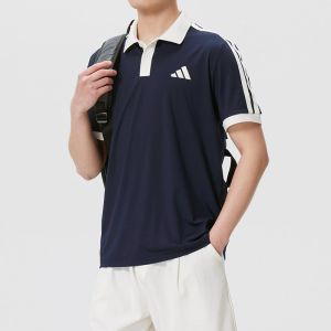 Adidas阿迪达斯男子新款POLO衫舒适运动休闲短袖T恤KA5899 ZP