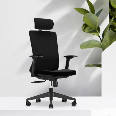 全简人体工学电脑椅可躺老板椅办公椅可升降转椅带头枕