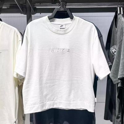 NIKE耐克短袖T恤运动休闲舒适透气针织圆领女装HV4956-100 C