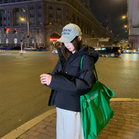 年通勤日常新款冬季时尚百搭女款小个子短款加厚棉服