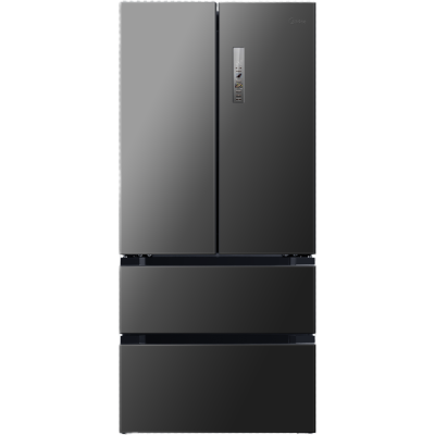 美的508升法式多门双系统双循环PST+全净无霜冰箱 一级能效智能杀菌BCD-508WTPZM(E)莫兰迪灰