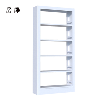 岳滩钢制置物架图书馆单双面书店阅览室货架档案架资料架单面一列一