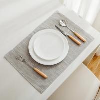 美帮汇日式餐垫棉麻布艺茶杯垫餐具垫文艺拍照隔热餐巾布风桌布