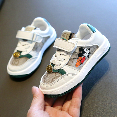 述雅男童板鞋软底儿童鞋子2021夏季新款中大童宝宝运动鞋潮女童小白鞋