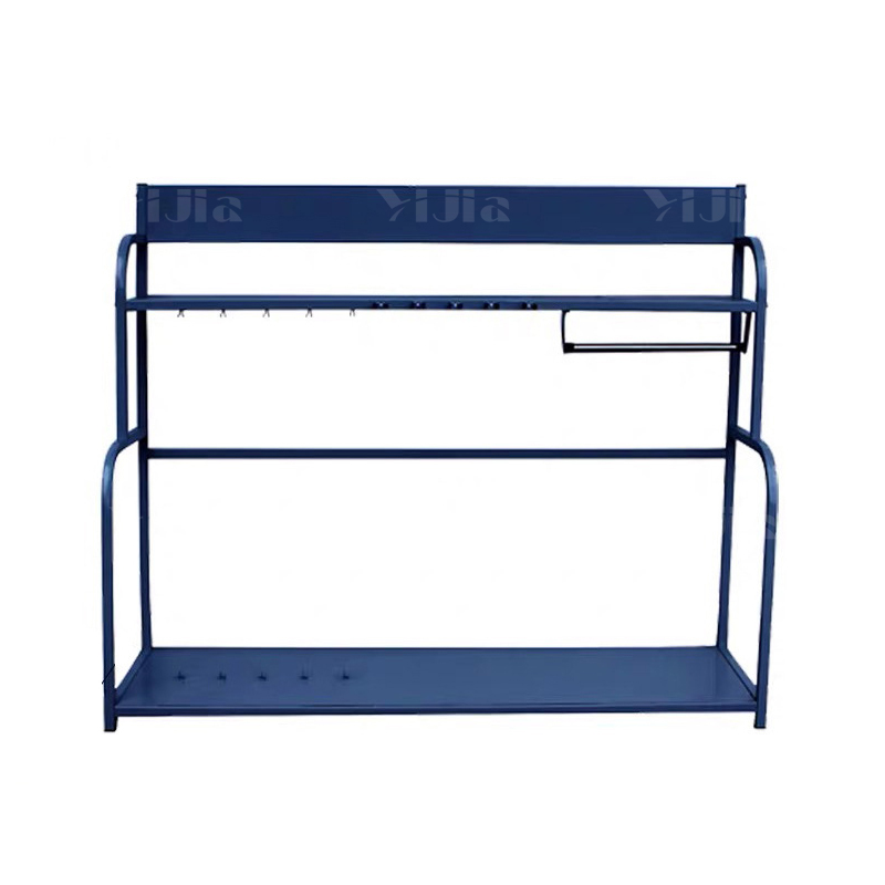 翌嘉 YJ4121706 防暴装备架 保安安防消防展示架陈列架 大号蓝色
