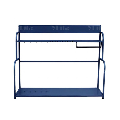 翌嘉 YJ4121706 防暴装备架 保安安防消防展示架陈列架 大号蓝色