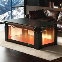 火焰山2025新款升降电暖茶几客厅家用电暖桌取暖桌烤火炉一体