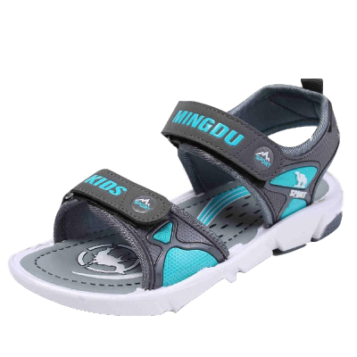 夏季青少年男大童凉鞋儿童男孩韩版中小学生沙滩鞋软底魔术贴凉鞋子衫伊格