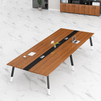 绵冠(MIANGUAN) 会议桌长桌治谈培训桌组职员办公桌2.2*1.5m