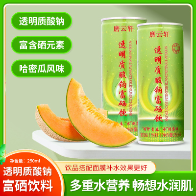 磨云轩透明质酸钠富硒多重水营养零脂肪零激素哈密瓜风味饮料